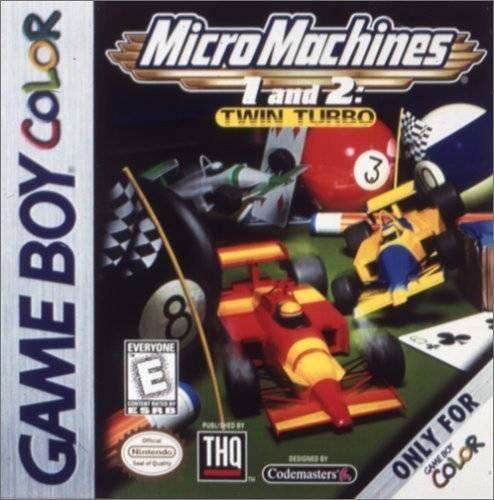 Micro Machines 1 and 2: Twin Turbo (Gameboy Color) - Game Manual Only