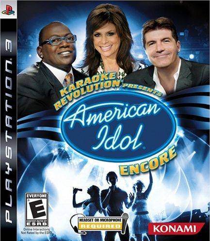 Karaoke Revolution Presents: American Idol Encore (Playstation 3) - Game Manual Only