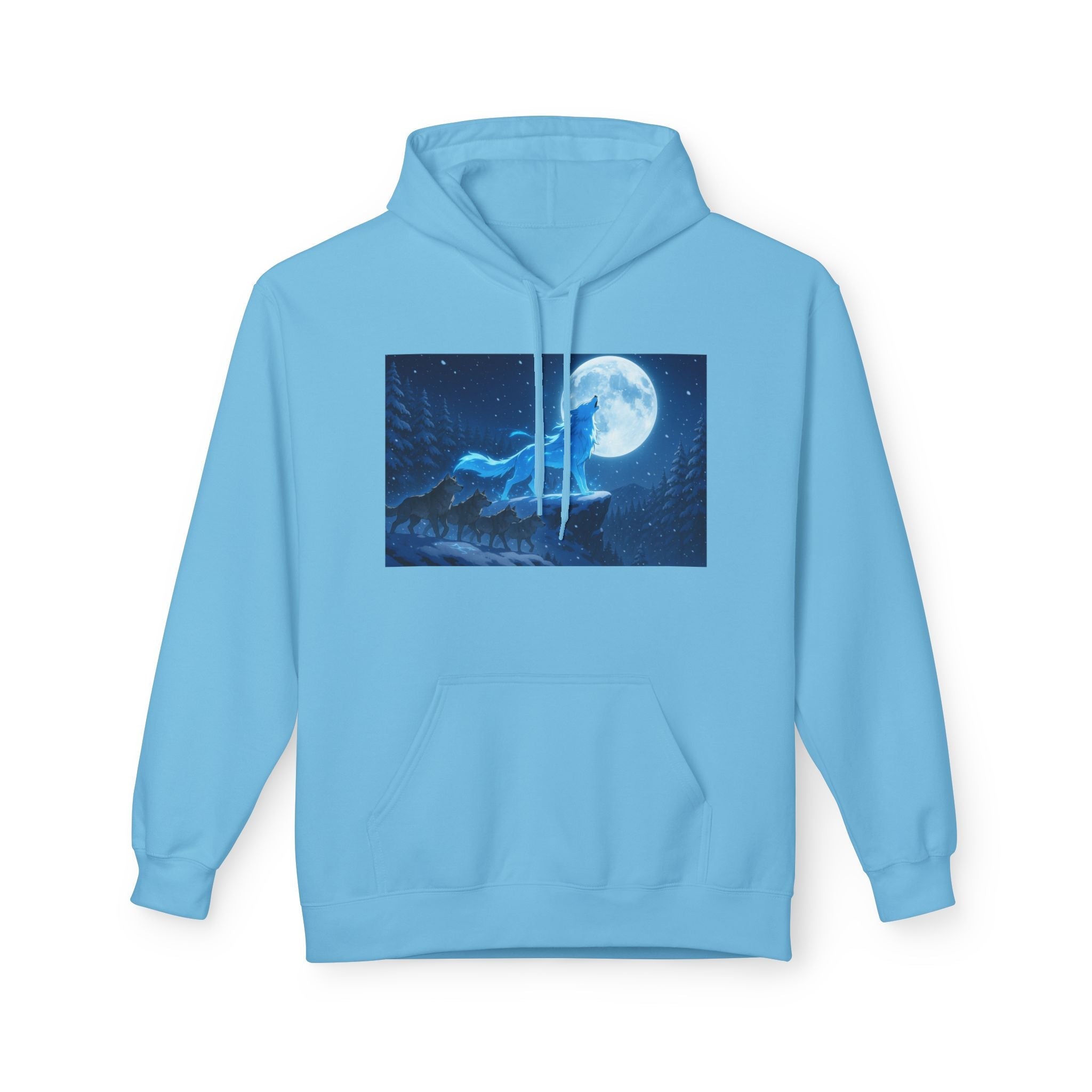 the Blue wolf Spirit hoodie