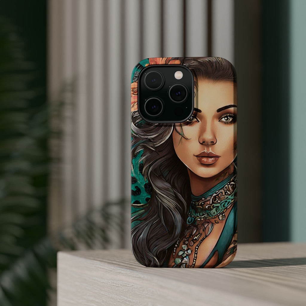 Vibrant Beauty Magnetic Tough Phone Case