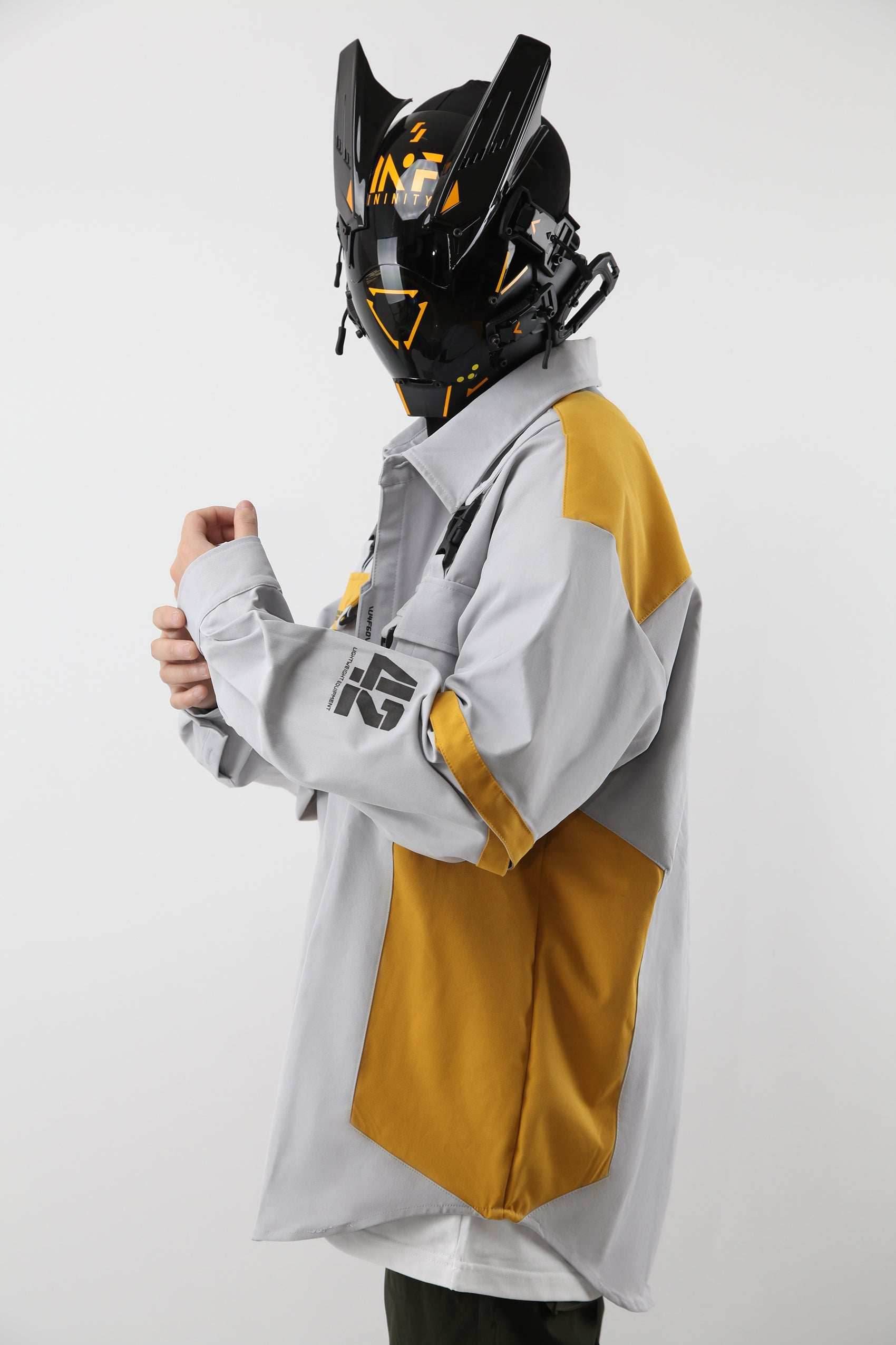 ApeqJ508 Boring Robot Jacket - Grey / S