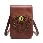 Steampunk Eye Decor Crossbody Bag