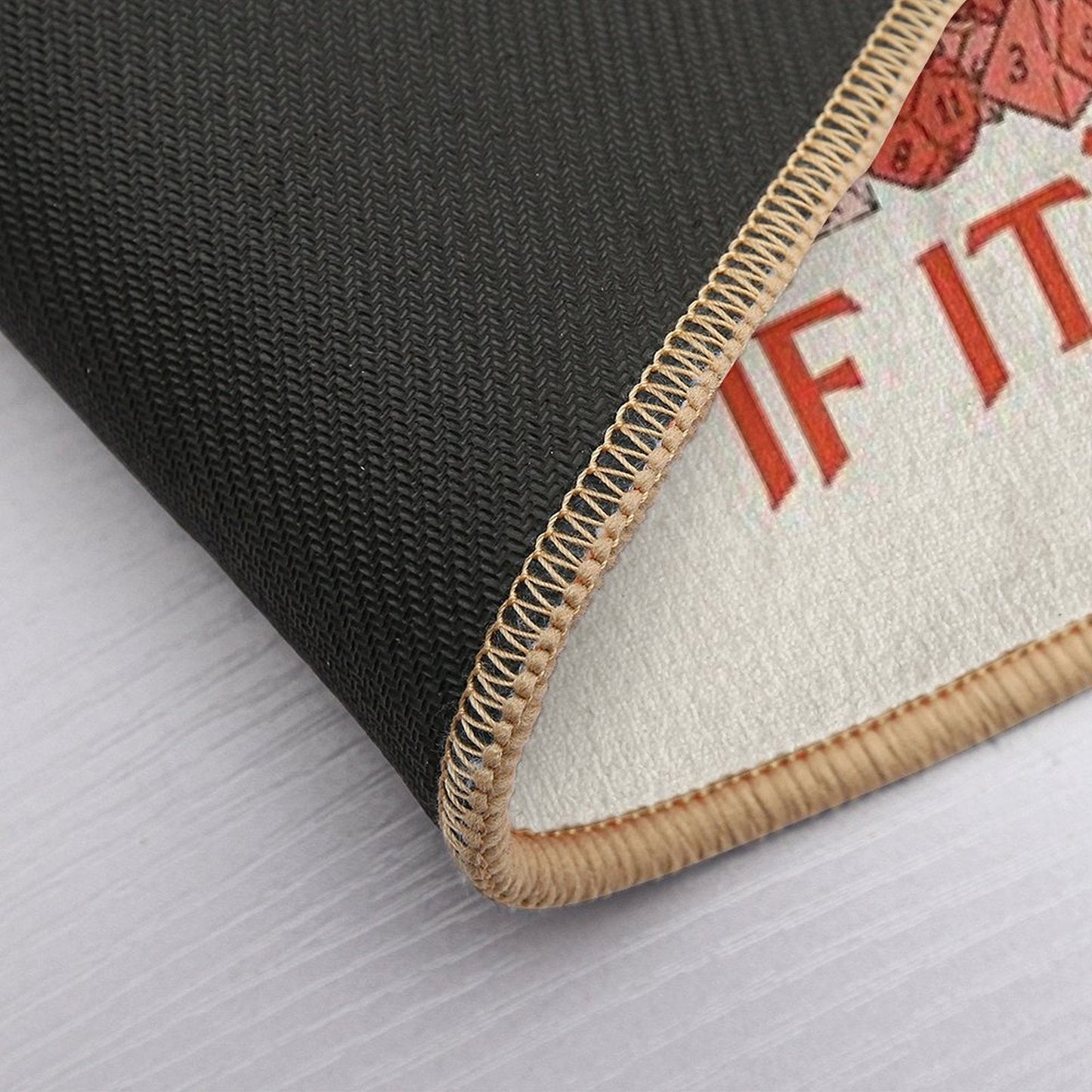 Tabletop RPG Dragon - It's Not Hoarding If It's Dice  Versatile Bath Mat
