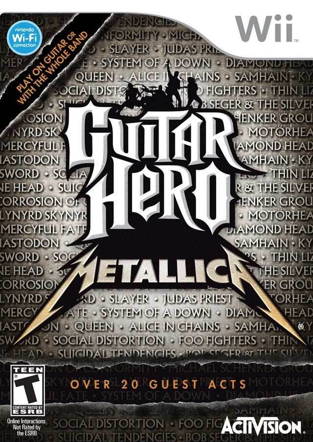 Guitar Hero: Metallica (Wii) - Game Manual Only