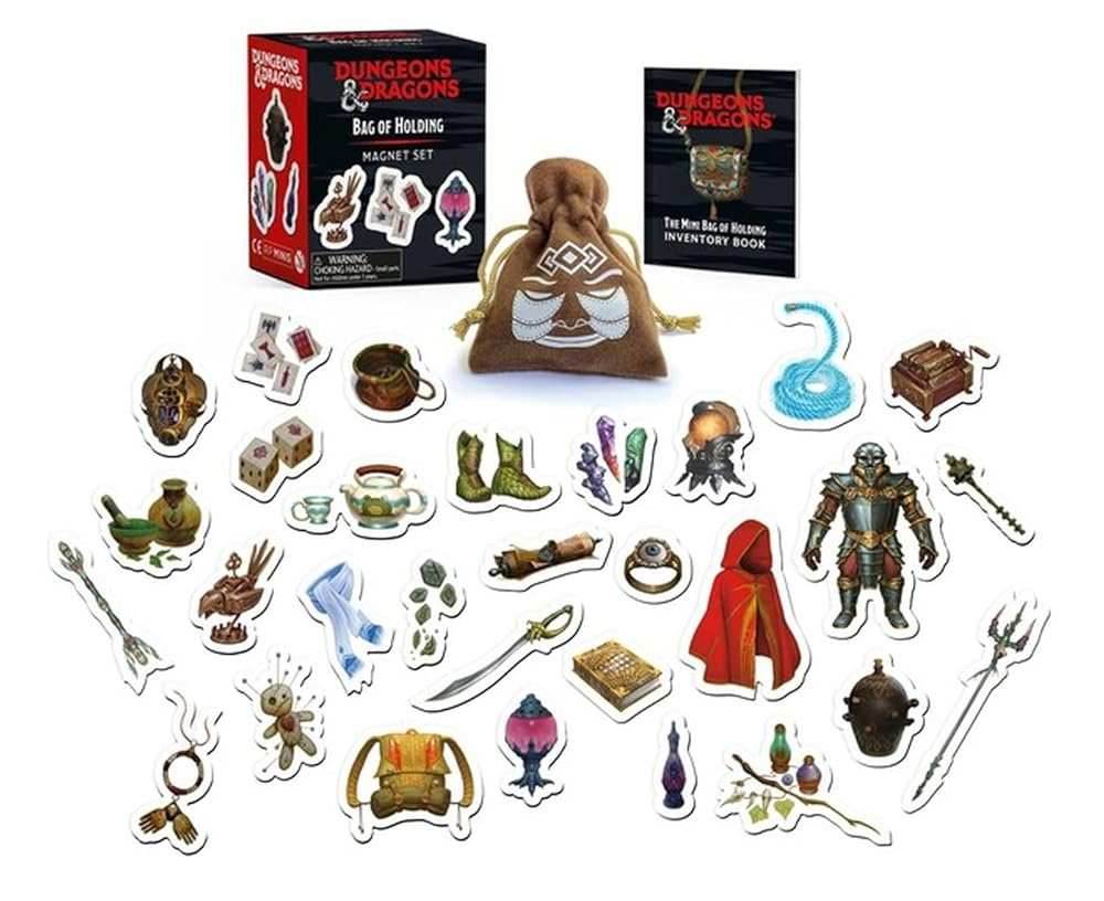 Dungeons & Dragons: Bag of Holding Magnet Set - 