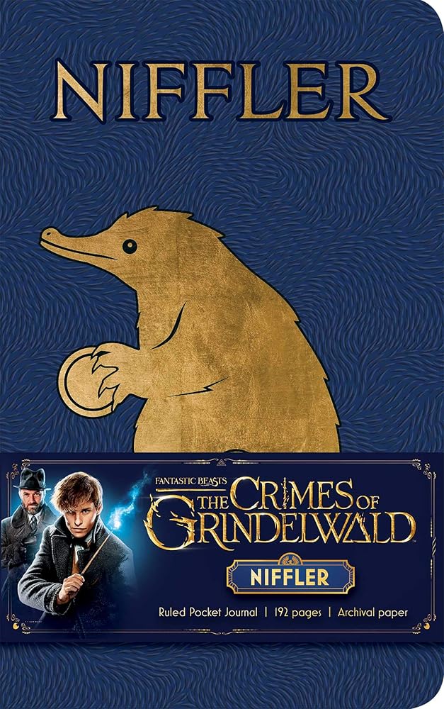 Fantastic Beasts: The Crimes of Grindelwald: Niffler Ruled Pocket Journal (Harry Potter)