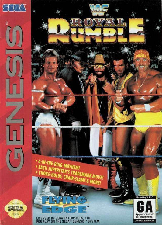 WWF Royal Rumble (Sega Genesis) - Game Manual Only