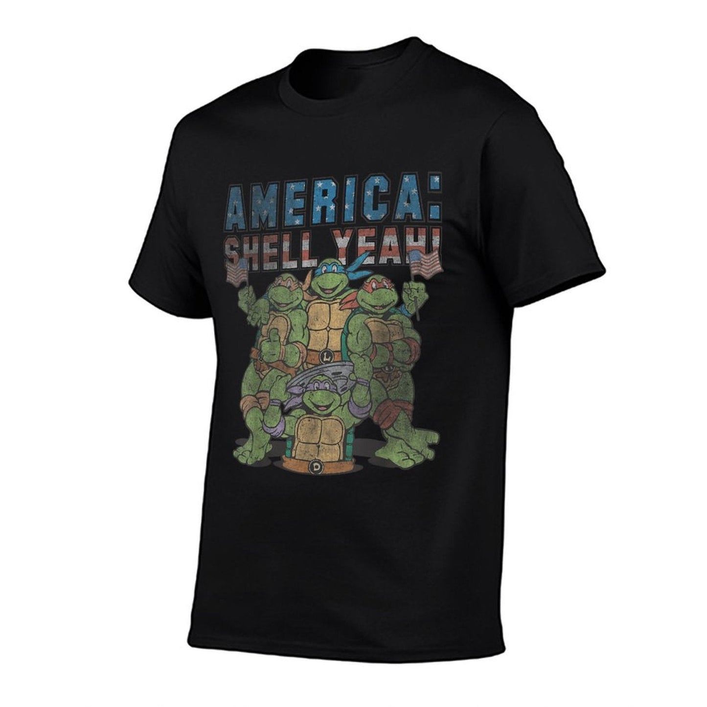 Teenage Mutant Ninja Turtles America Shell Yeah!  Vintage-inspired T-Shirt