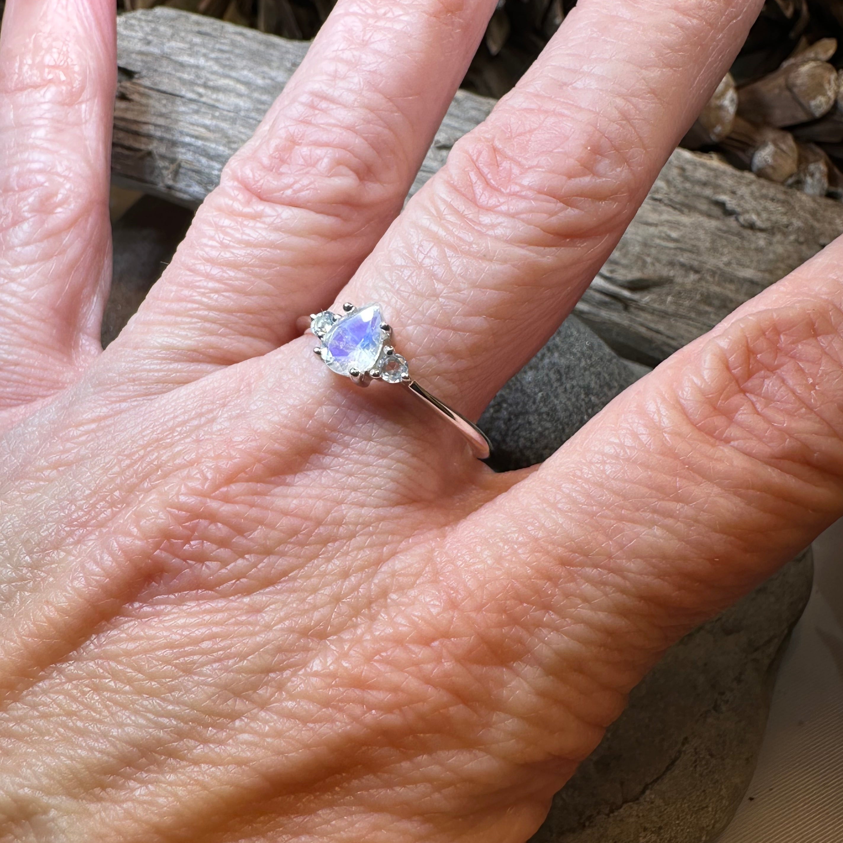 Rylena Moonstone Ring