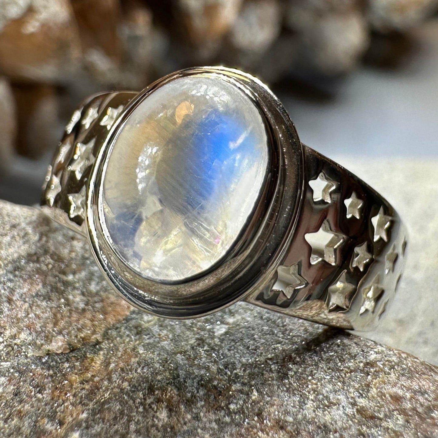 Sebille Silver Stars Ring - 5