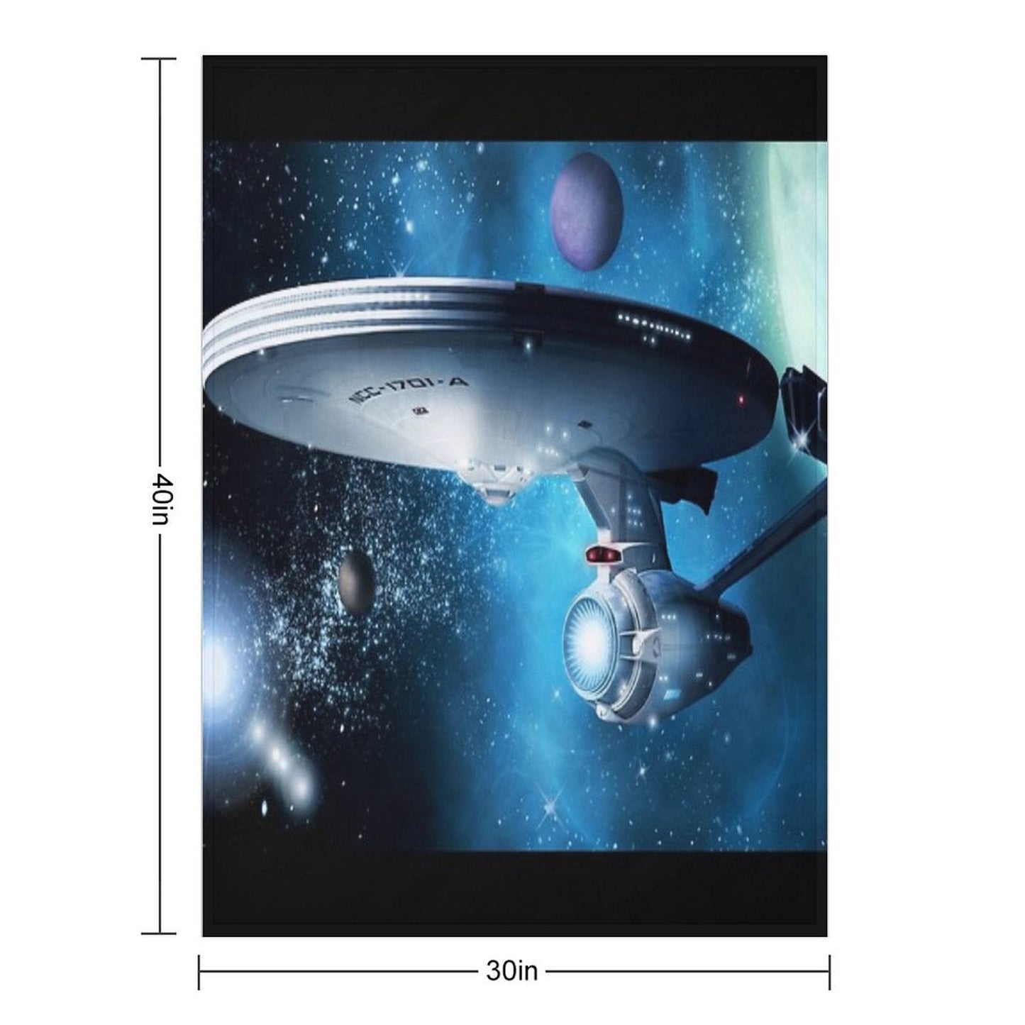 Enterprise A - Where Silence Has Lease Throw Blanket