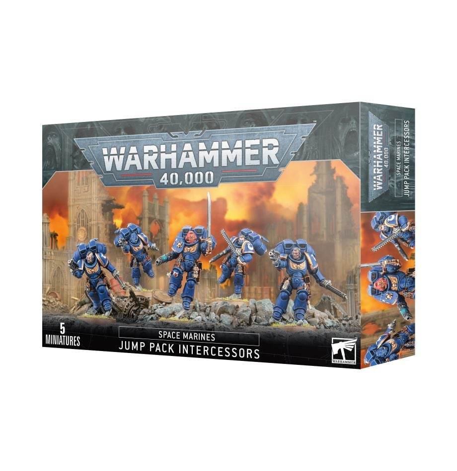 Warhammer 40k Space Marines Jump Pack Intercessors - 