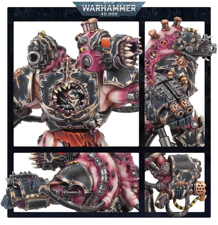 Warhammer 40K: Chaos Space Marines - Warpforged Venomcrawler & Obliterators - 