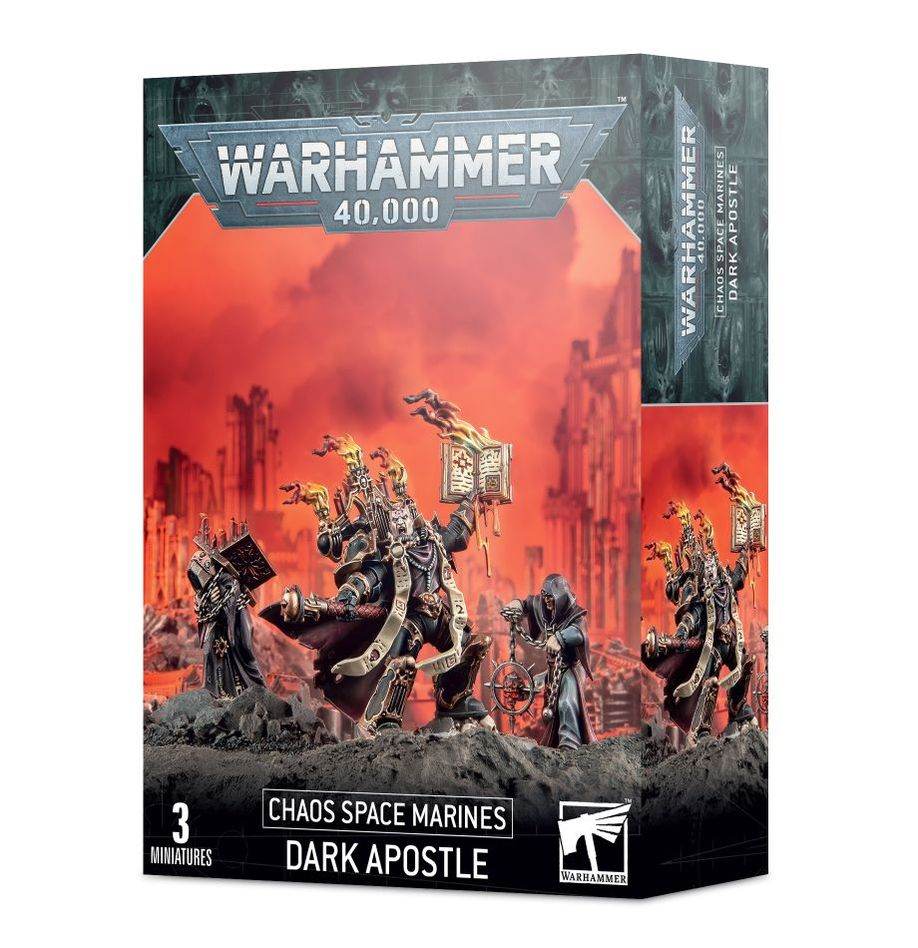 Warhammer 40k Chaos Space Marines Dark Apostle - 