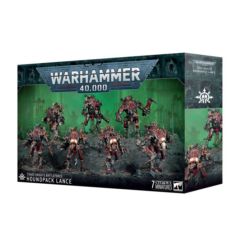 Warhammer 40k: Chaos Knights - Houndpack Lance - 