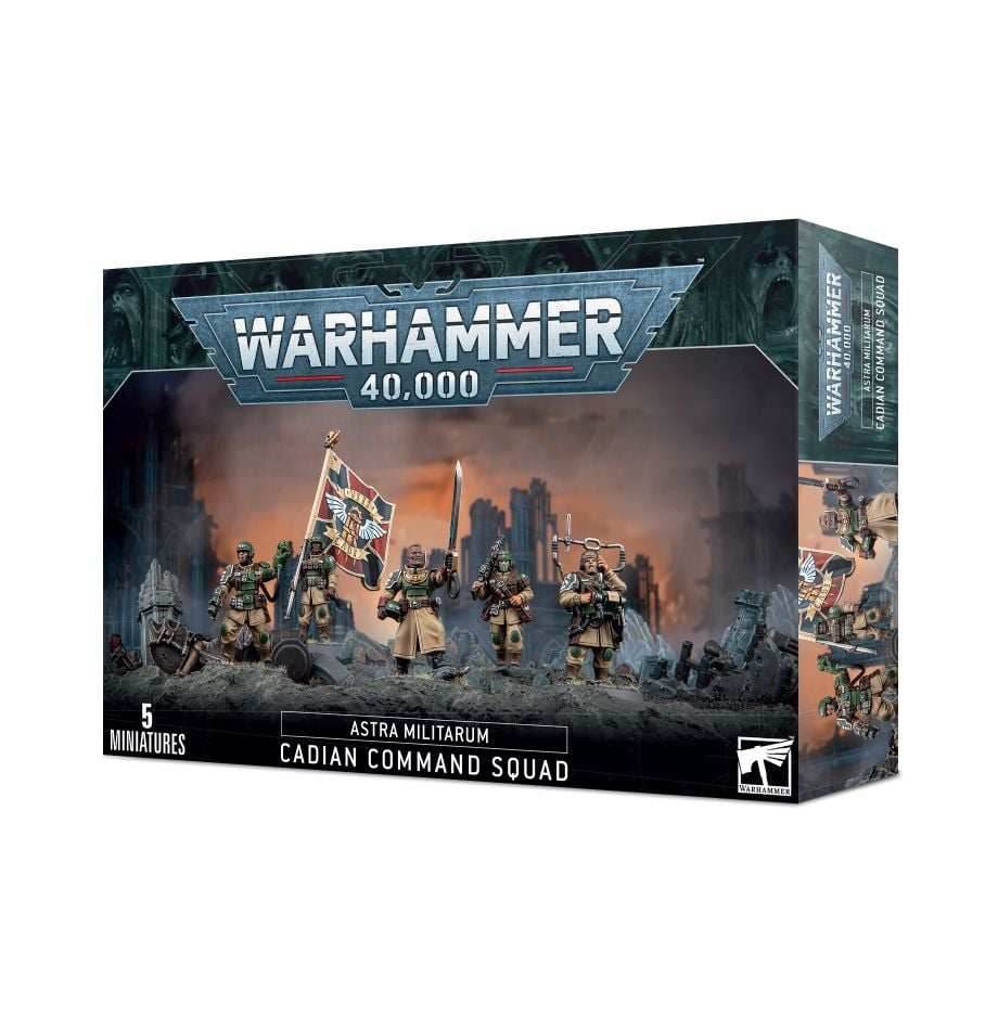 Warhammer 40K: Astra Militarum - Cadian Command Squad - 