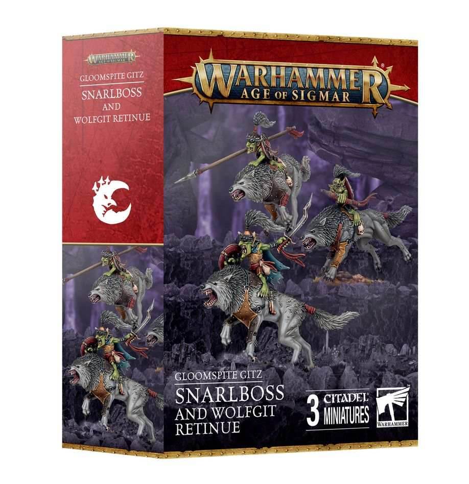Warhammer: Gloomspite Gitz - Snarlboss & Wolfgit Retinue - 