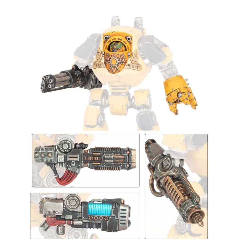 Warhammer: The Horus Heresy - Contemptor Dreadnought Weapons Frame 2 - 