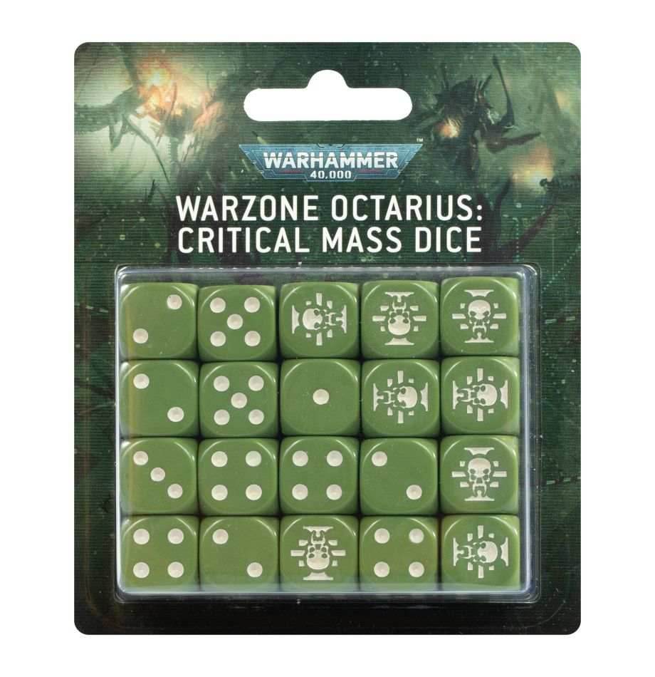Warhammer 40K: War Zone Octarius – Critical Mass Dice set - 
