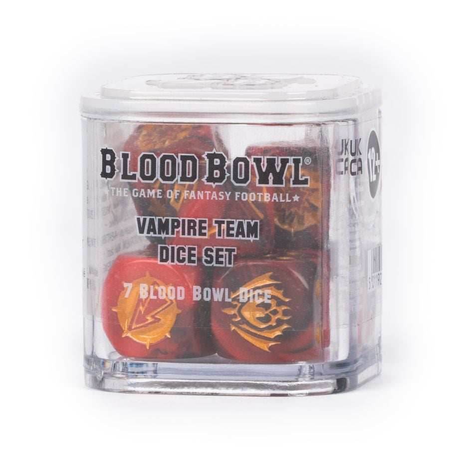 Blood Bowl: Vampire Team Dice Set - 