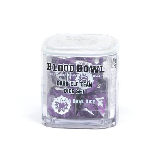 Blood Bowl: Dark Elf - Dice Set - 