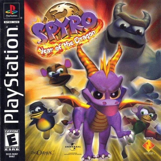 Spyro: Year of the Dragon (Playstation) - Game Manual Only