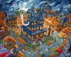 Haunted Happenings Counted Cross Stitch Kit by Letistitch L9967