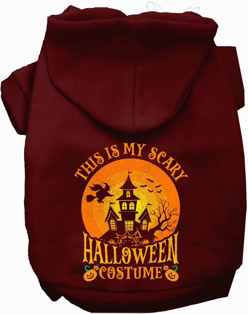 Scary Halloween Costume Pet Hoodie