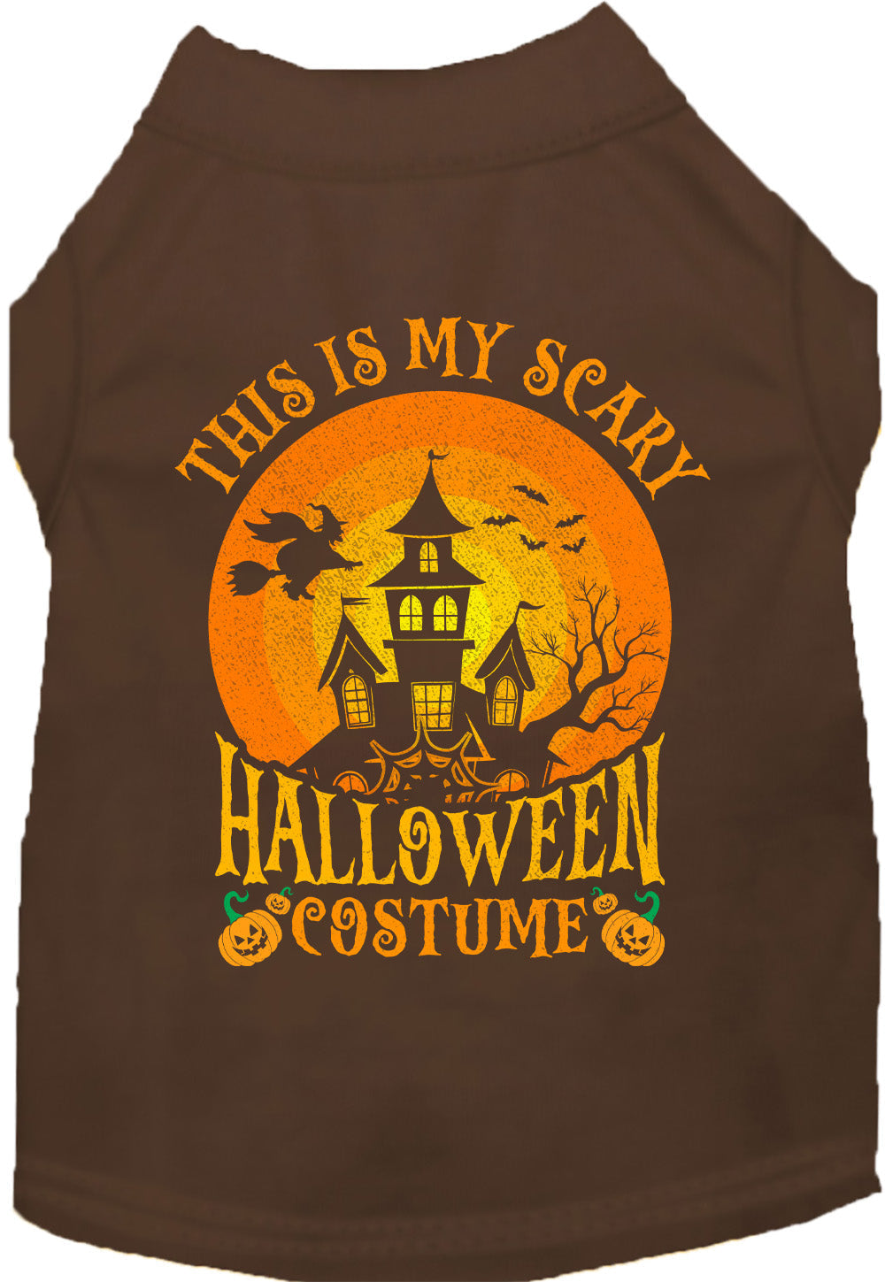 Scary Halloween Costume Pet Shirt