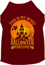 Scary Halloween Costume Pet Shirt