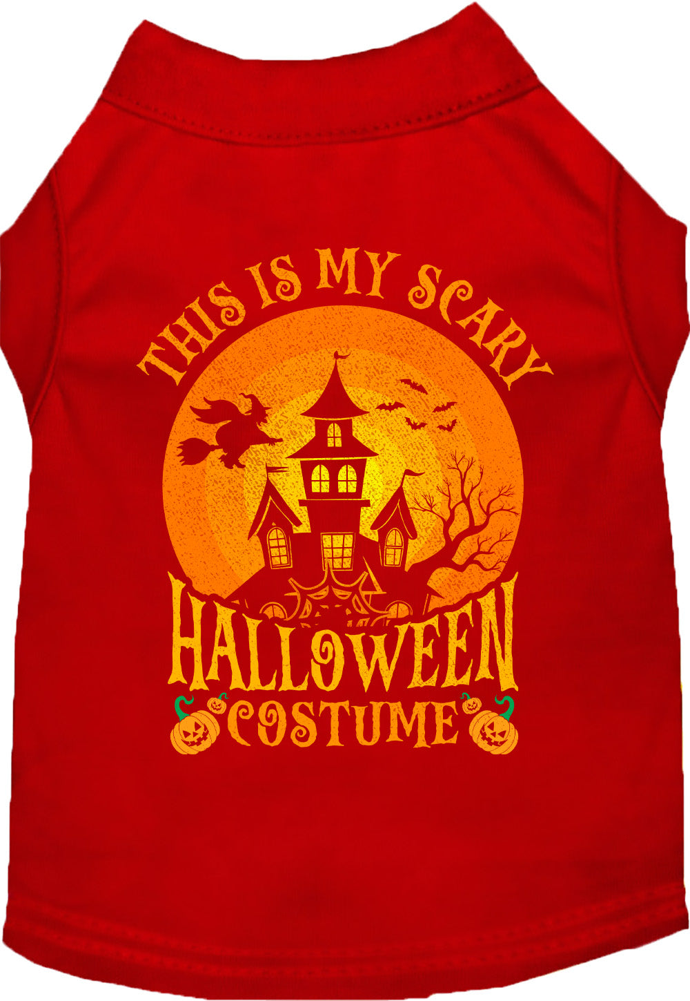 Scary Halloween Costume Pet Shirt