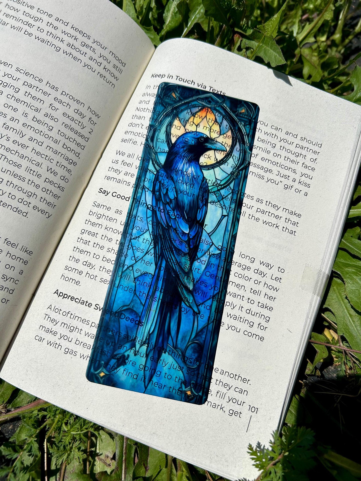 Wise Raven Bookmark – H. Potter Inspired, Raven House claw Art, Unique Gift for Potter heads & Book Lovers