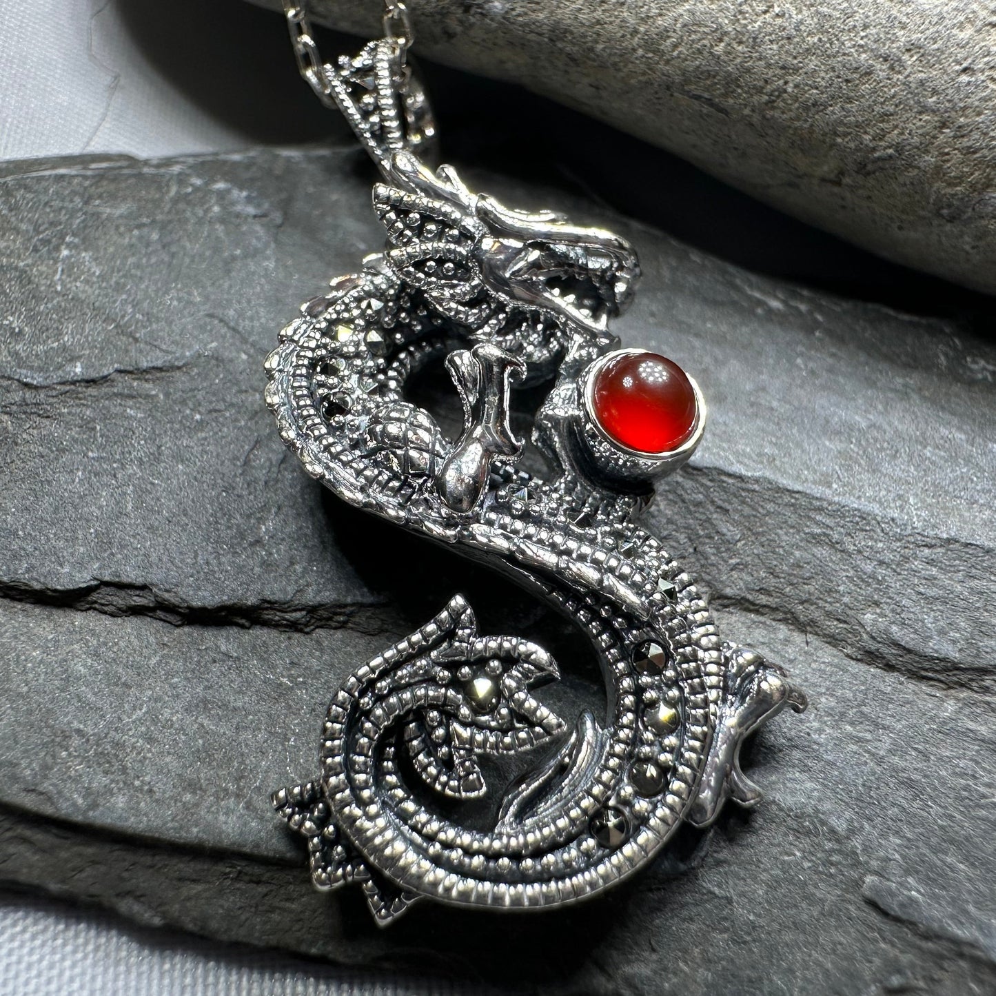 Keith Jack Celtic Dragon Necklace