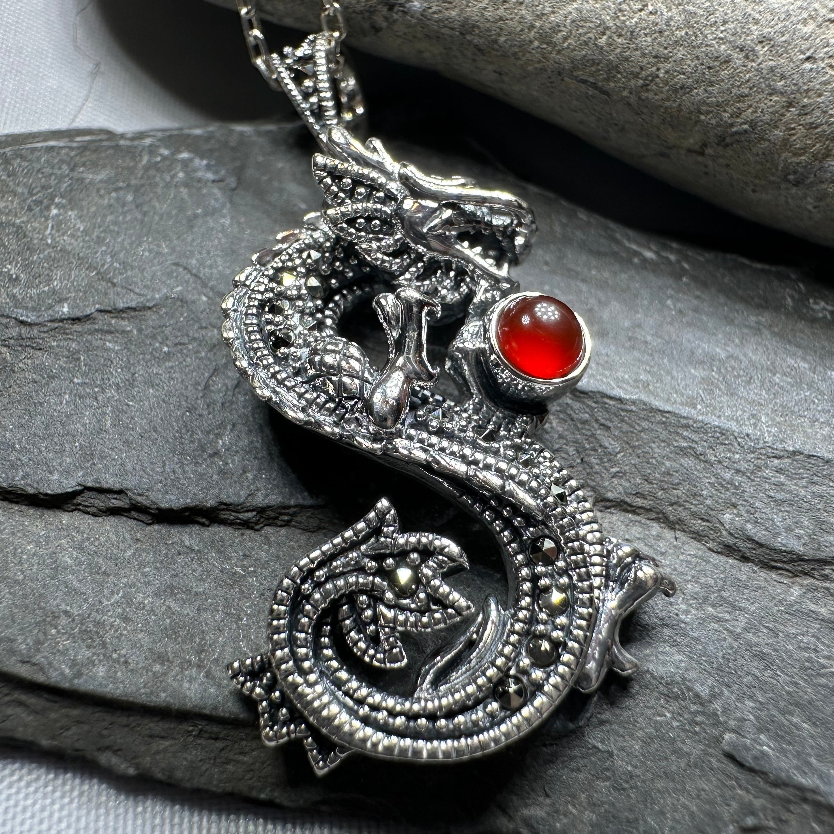 Keith Jack Celtic Dragon Necklace