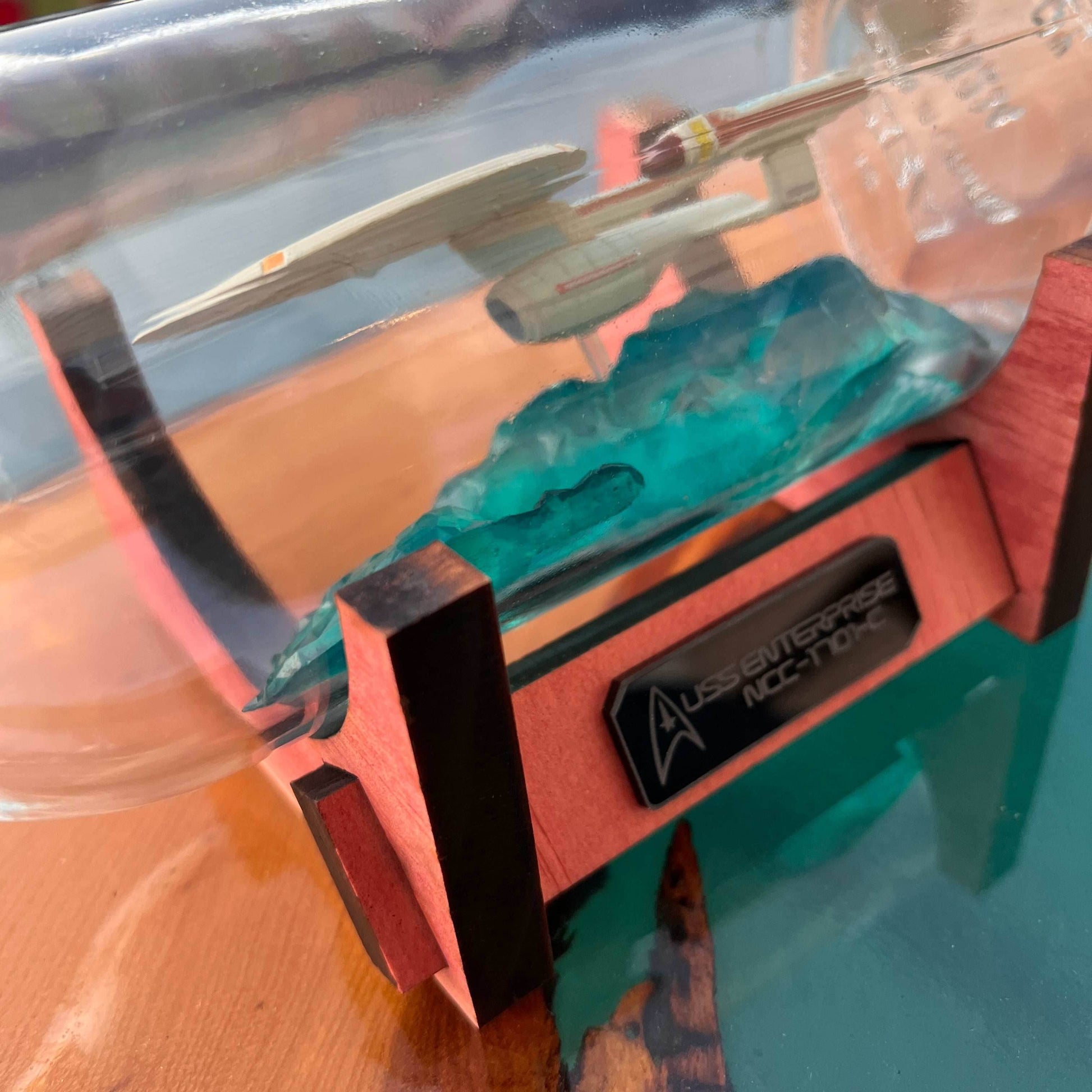 Star Trek NCC-1701-C Enterprise in a Bottle - 