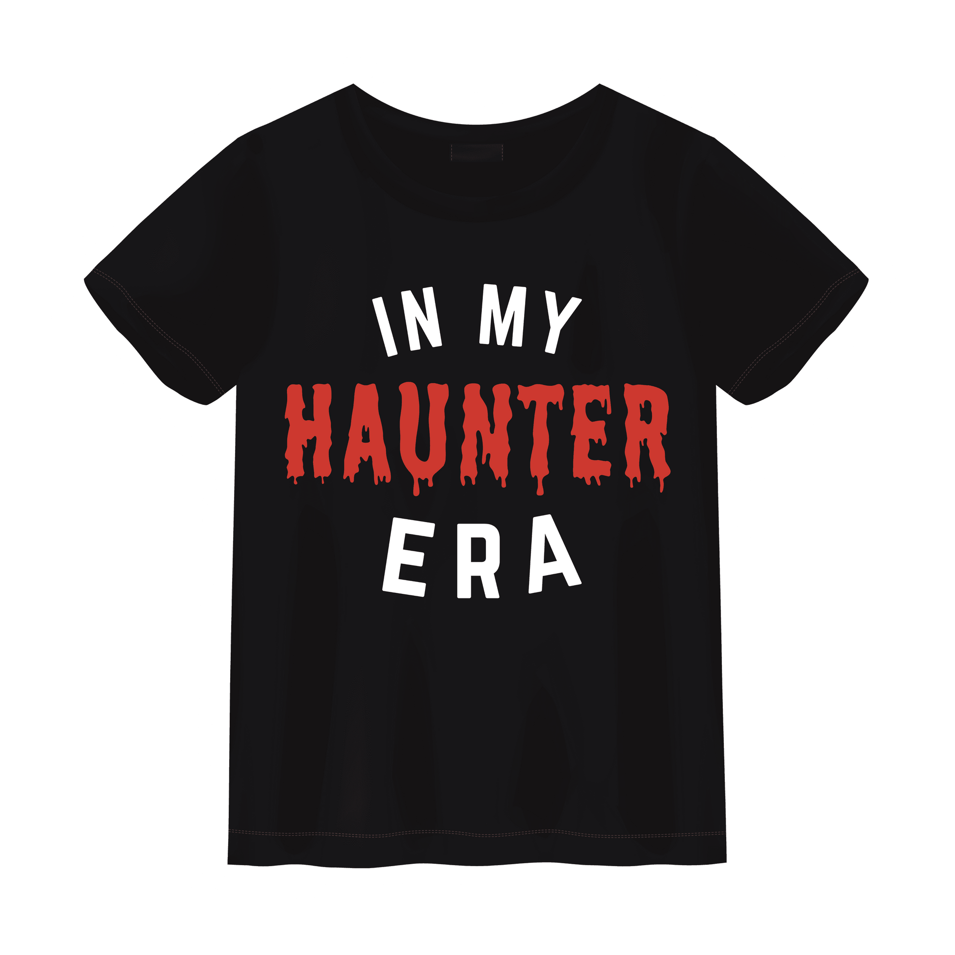 In My Haunter Era Tee (Curved) - Small / Red