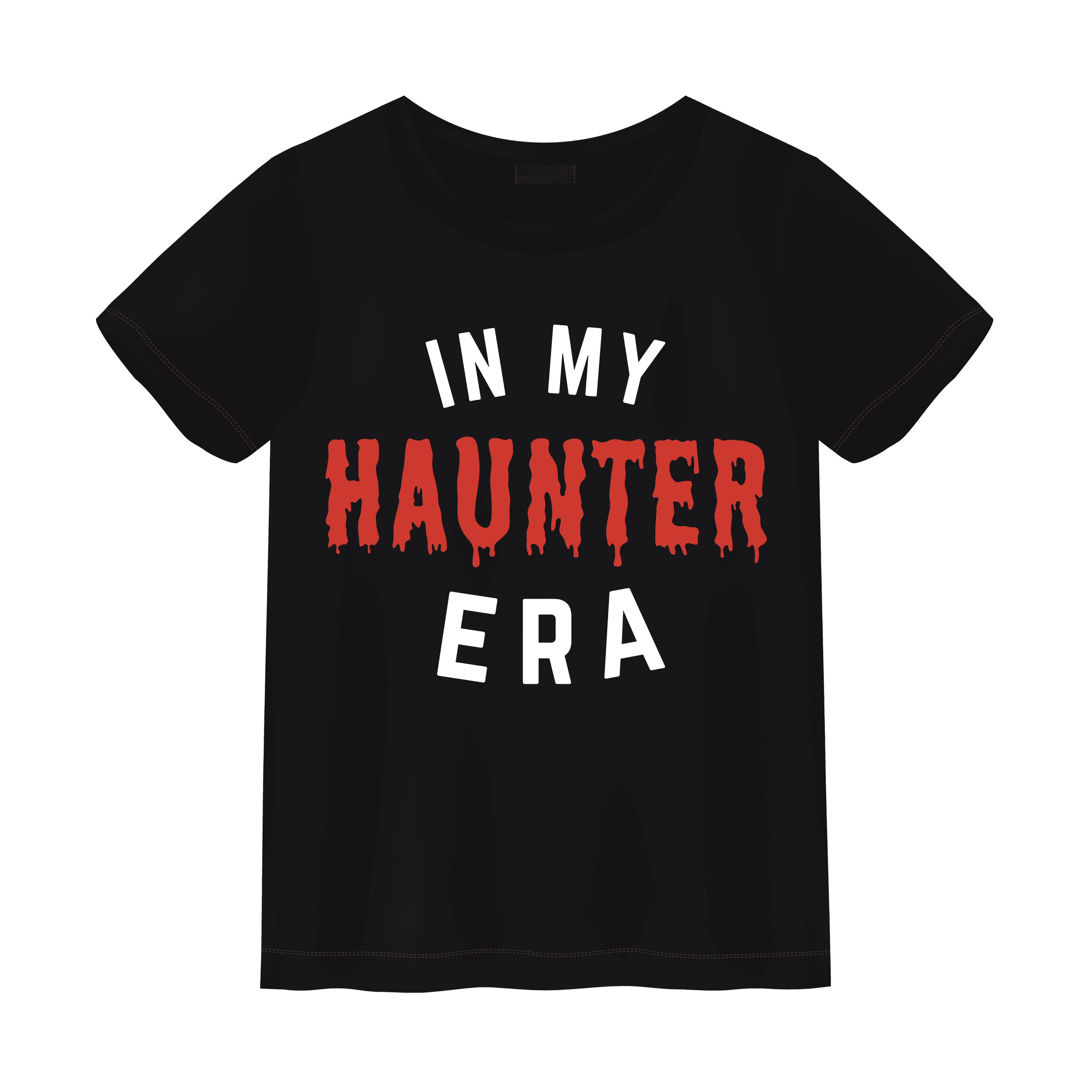 In My Haunter Era Tee (Curved) - Small / Red