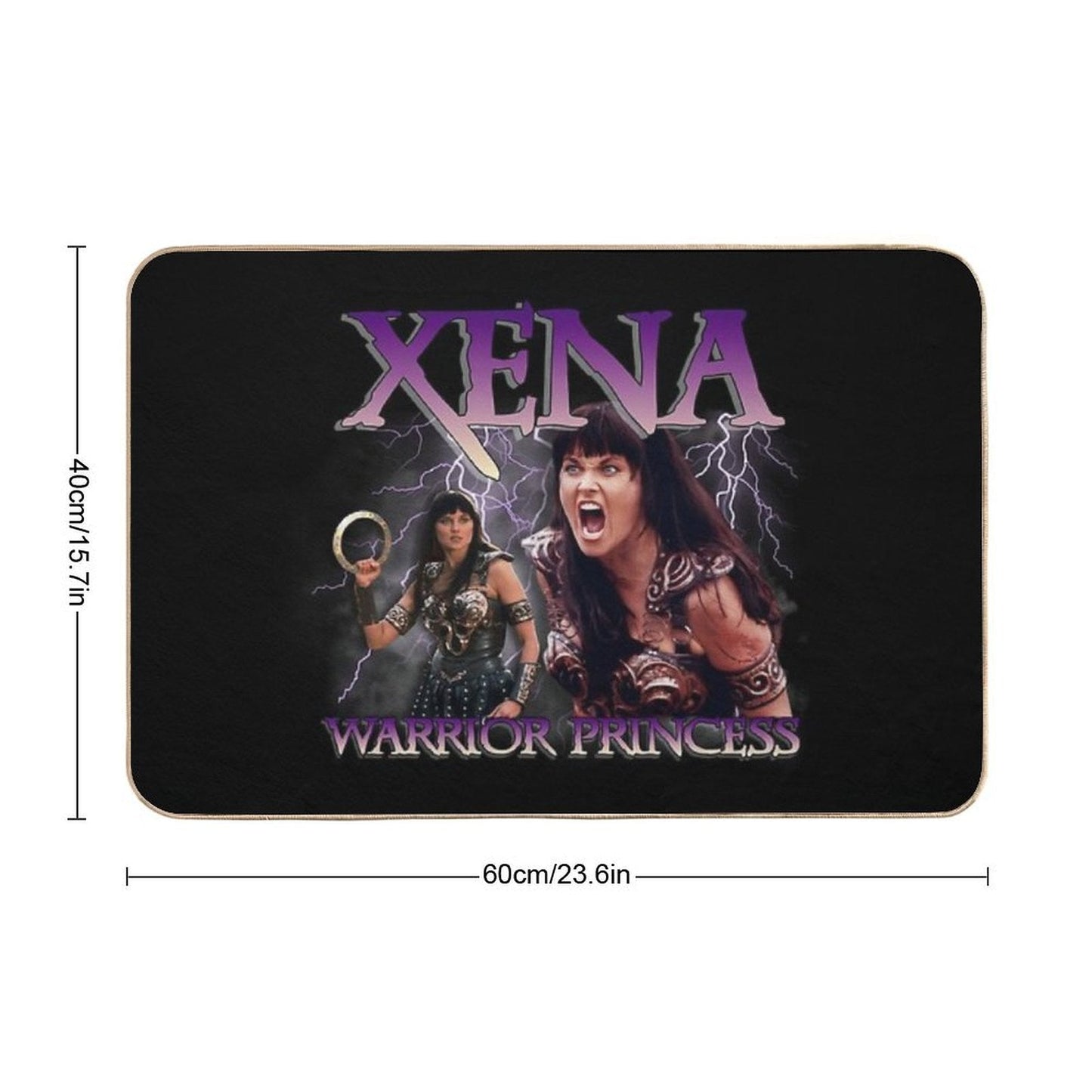 Xena Warrior Princess  Slip-Resistant Bath Mat