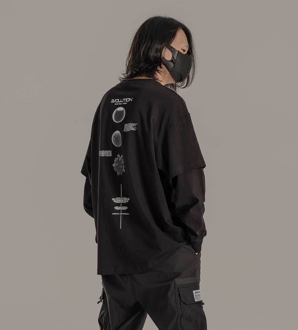 CRO778 Tech Evolution Long Sleeves Tee - White / S