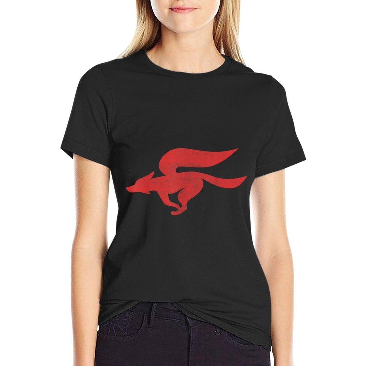 Nintendo Star Fox Classic Red Logo Graphic  High-quality Stitching T-Shirt