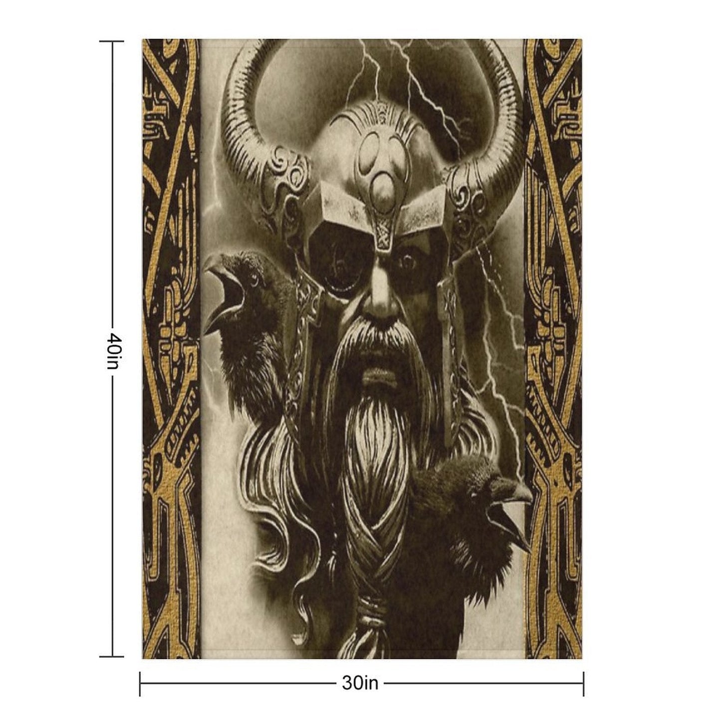 Odin Throw Blanket