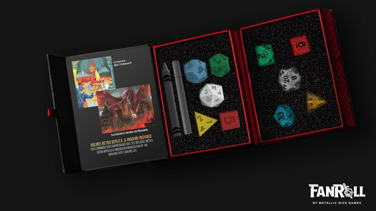 D&D 50th Anniversary Then/Now Dice Set - 