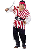 Adult Plus Size Pirate King Costume