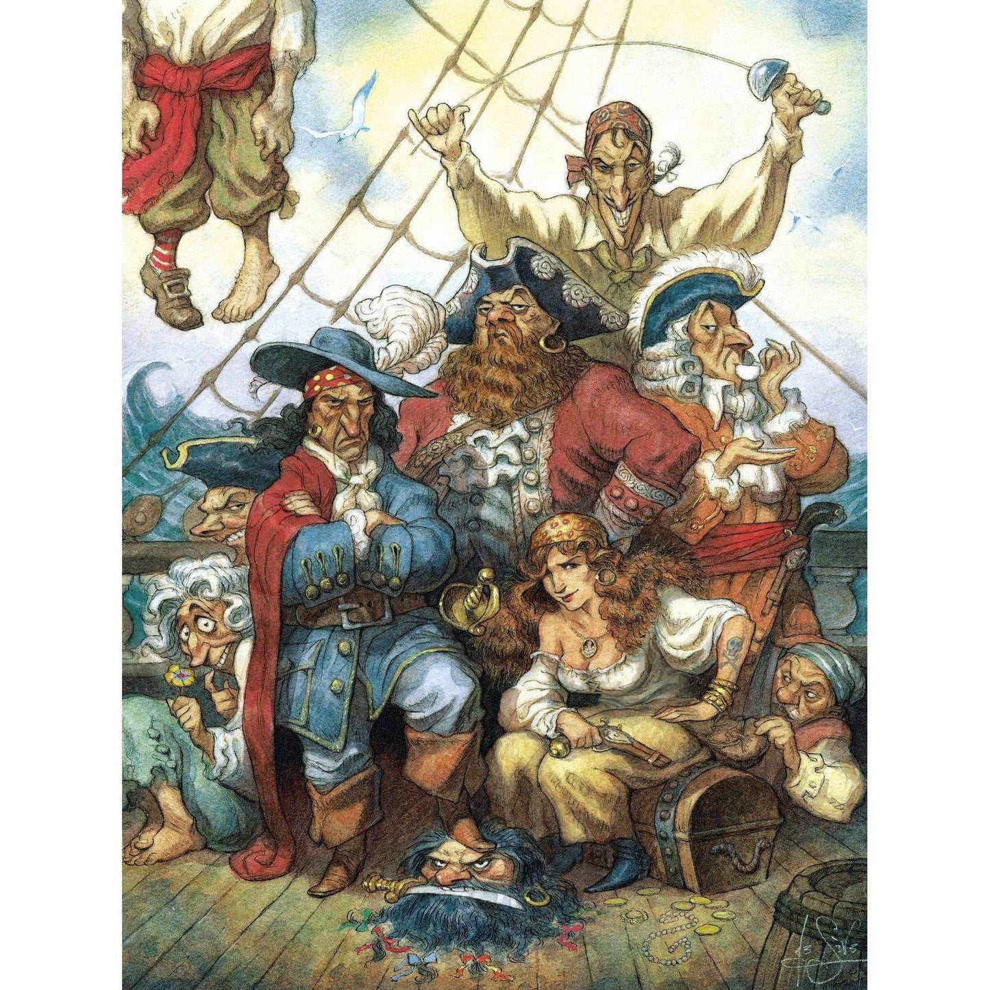 A Pirate's Life 1000 Piece Jigsaw Puzzle NYPC - 