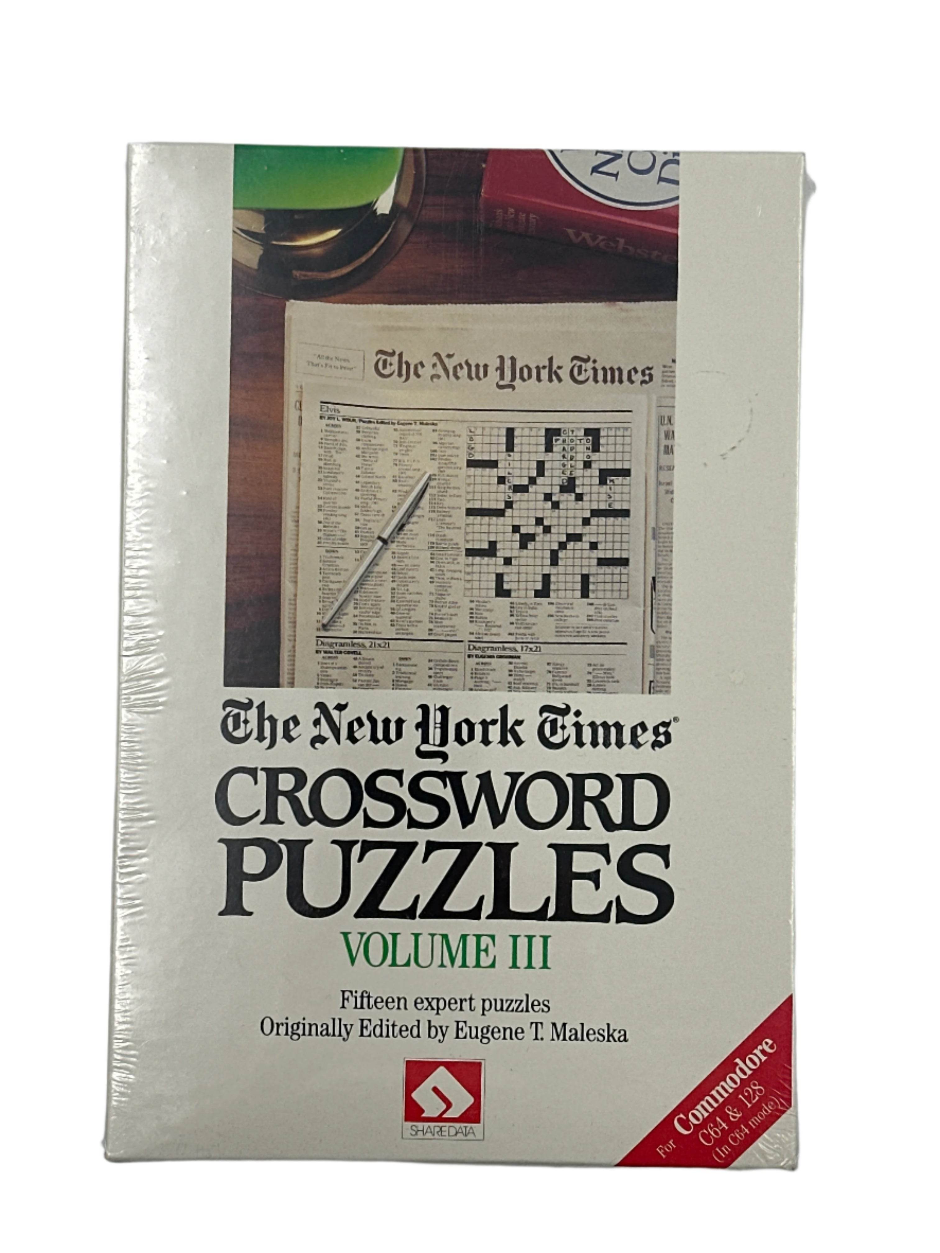 The New York Times Crossword Puzzle Vol.3 - Commodore 64 | Commodore 128 - Role-Players