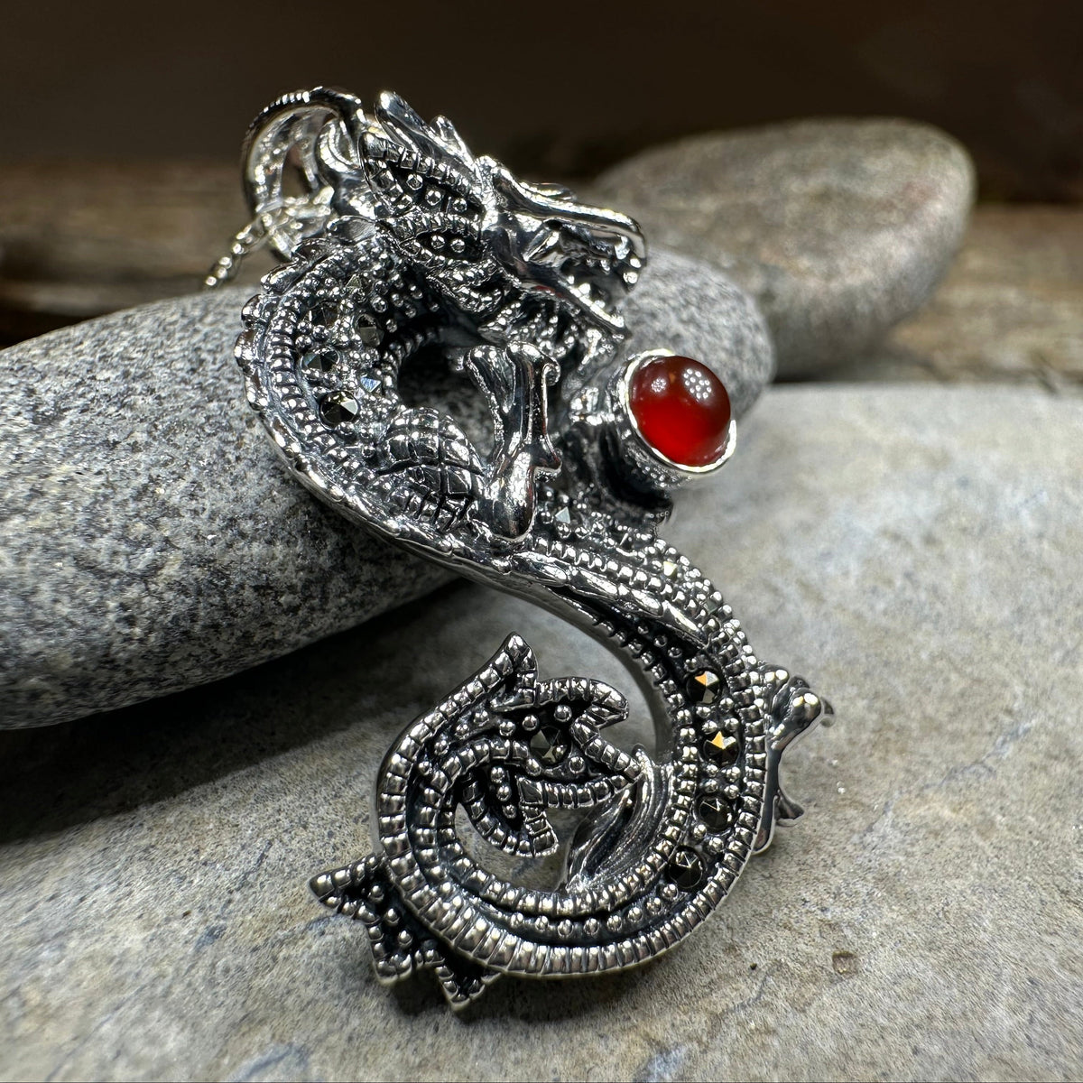 Keith Jack Celtic Dragon Necklace