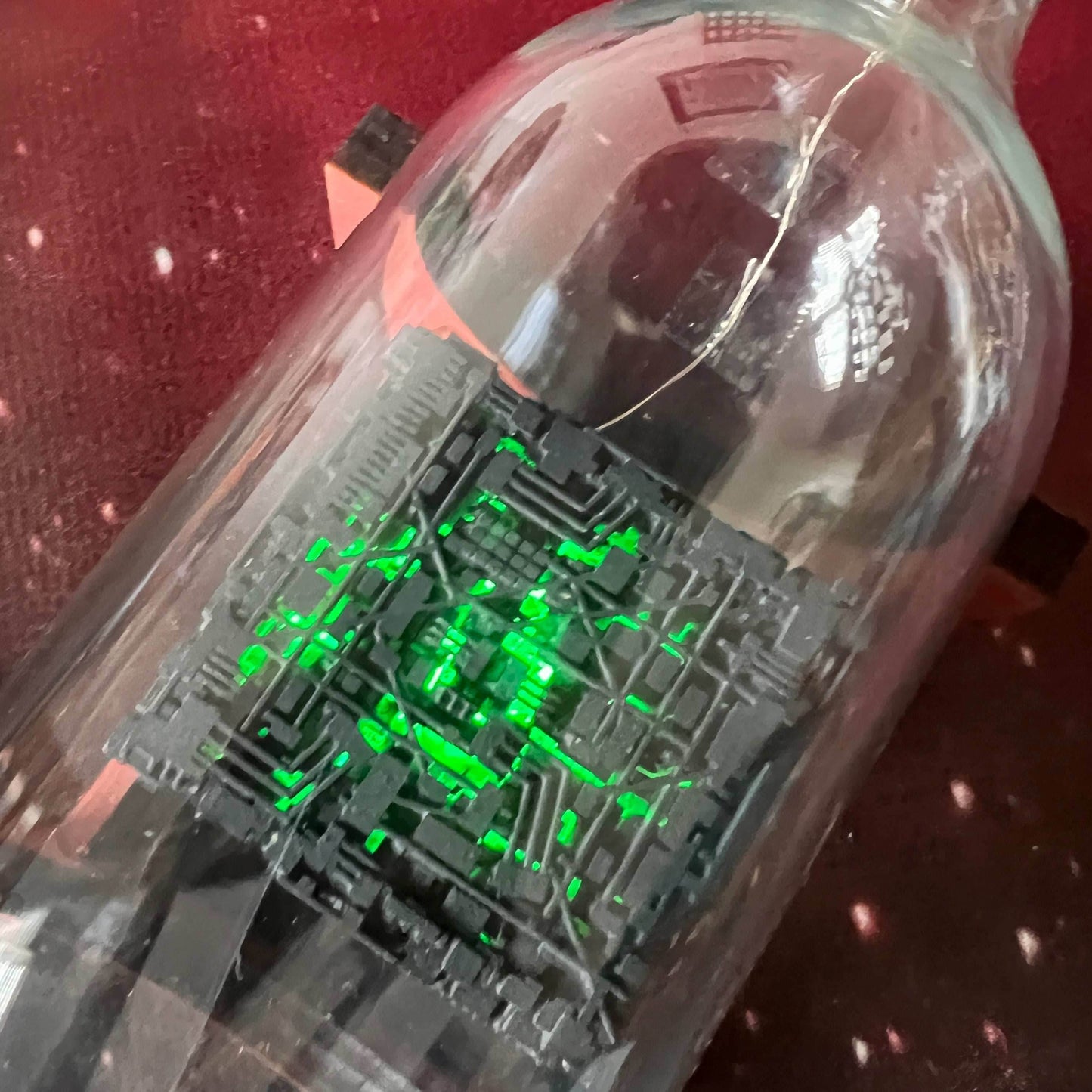 Star Trek Lighted Borg Cube Starship in a Bottle - 