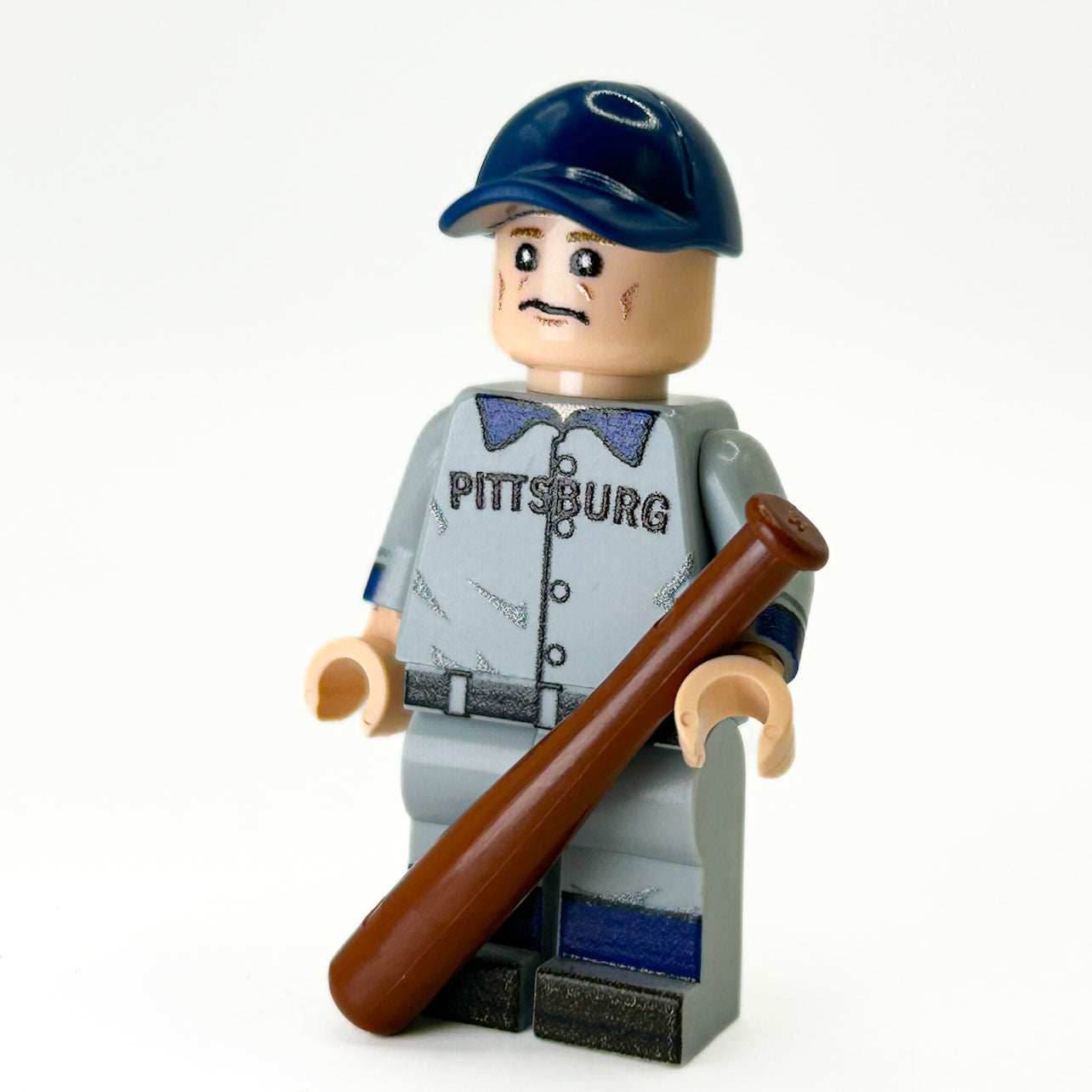 Honus Pirates Baseball Player Minifig made using LEGO parts - B3 Customs - 