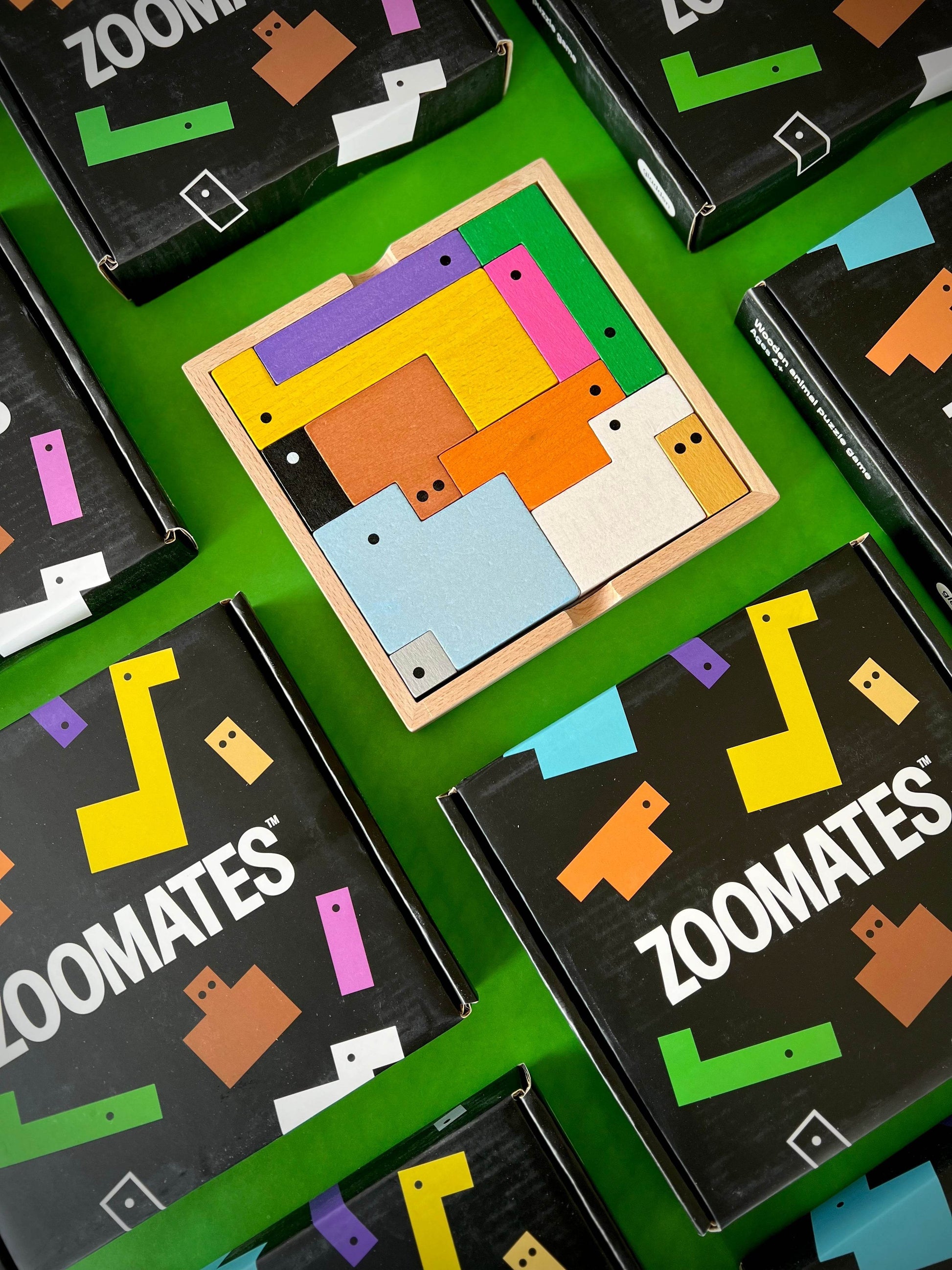 ZOOMATES™ - Wooden Logic Puzzle - 