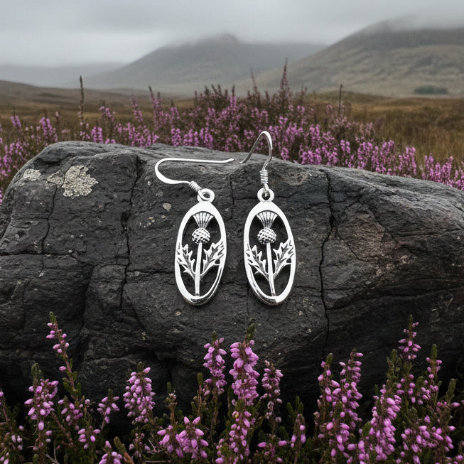 Wildwood Thistle Post Earrings